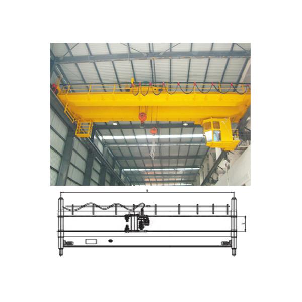 5 tons to 150 tons Double Girder Bridge Crane , Double Beam Bridge Crane
