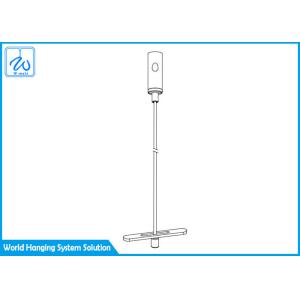 Buy cheap Adjustable LED Lighting Cable Suspension Kit Air Hanging Silver Color SGS Listed from wholesalers