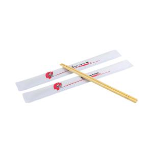 China Disposable Round Bamboo Chopsticks Sterilized Polished Treatment on sale