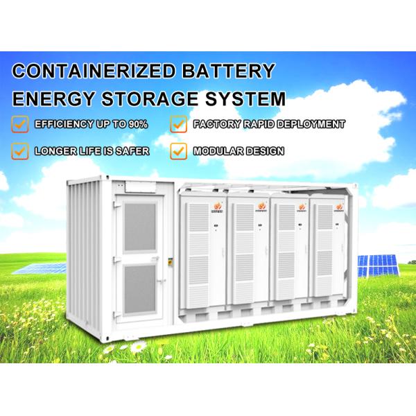 5MWh Solar Energy Storage Battery Container System 40ft Container Battery with Voltage Range 400-800V LiFePO4 Lithium Battery