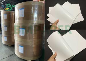 China A1 157gsm 200gsm White Color Glossy Coated Printing Paper For Company Catalog on sale