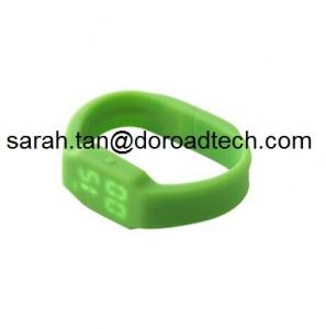 China Real Capacity Colorful Wrist Band USB Flash Drive Silicone LED Watch USB Sticks on sale