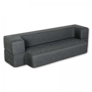 China 75 L Folding Sofa Bed Couch Memory Foam Washable Cover Futon Sleeper Sofa on sale