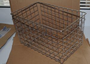  Kitchen Bathroom Rectangle 50*35*10cm Stainless Steel Basket Manufactures
