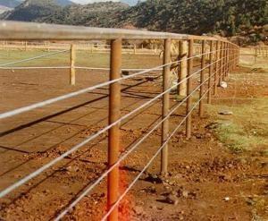 3/8 Galvanized Steel Wire Rope Strand For A Livestock Instalation ( Ranch ) , Cattle Yard