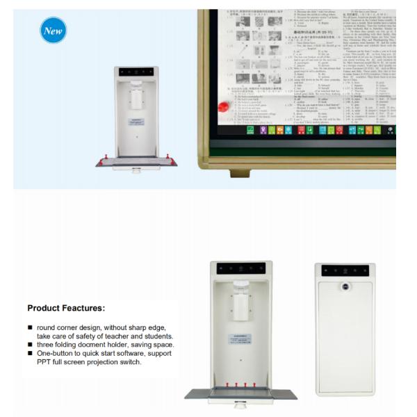 12 Mega Pixel Visualiser Document Camera Auto / Touch Focus For Classroom