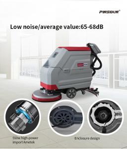 China Electric Walk Behind Floor Scrubber Machine Single Disc Brush Cleaning 180Kg on sale