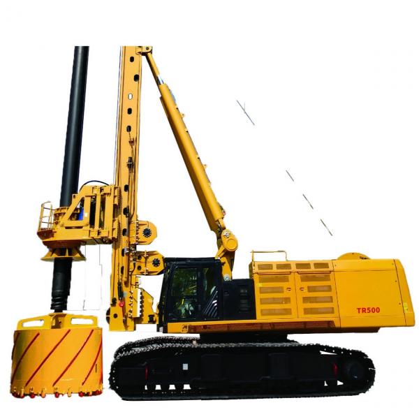 Quality Super large Depth 130m 4000mm Dia Hydraulic Rotary Drilling Rig mounted on original CAT chassis for construction work for sale