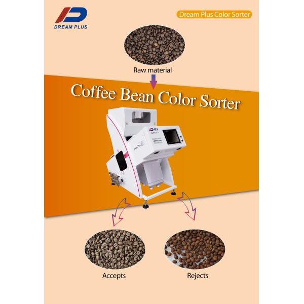 Dream Plus 1 Chutes Coffee Bean Sorting Machine 96 Channels