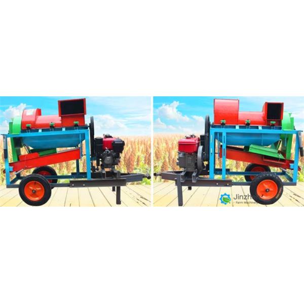 Diesel Engine Driven Grain Wheat Sorghum Rice Thresher Soybean Paddy Thresher Threshing Machine
