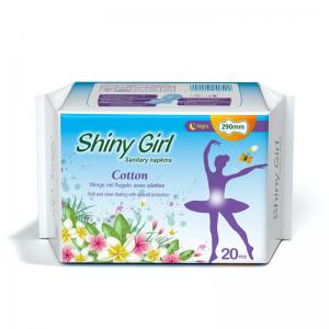  High Absorbent Disposable Sanitary Napkin Pads Soft Cotton For Menstrual Period Manufactures
