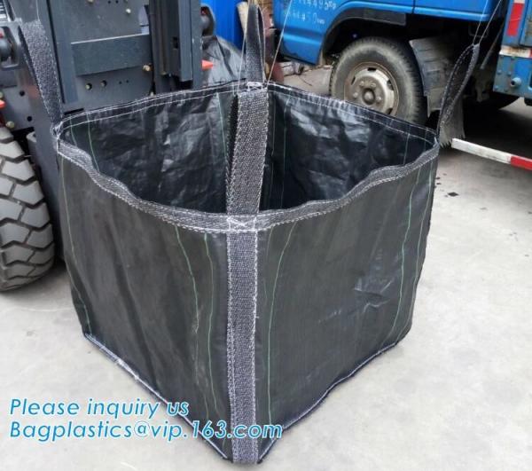 New construction waste skip bag/pp woven jumbo big bag with liner,fibc jumbo PP woven big bag super sack for cement,PACK