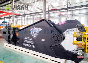 China Demolition Rotating Excavator Hydraulic Scrap Shear Cutter 80 Ton 4300 Mm on sale