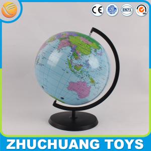 China plastic educational balls world map learning toys for kids on sale