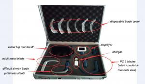 Single use Medical Handheld Video Laryngoscope With  Intubation Camera 