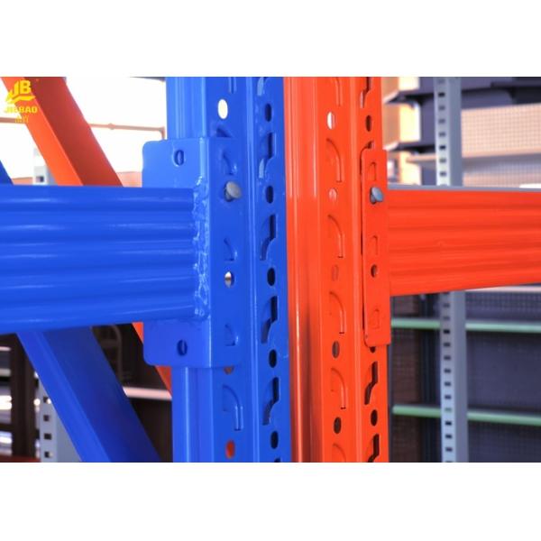 Medium Duty Long Span Racking System Cold Rolled Steels Standard Size Four Levels