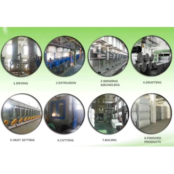 Recycled Polyester Staple Fiber 3D51MM Semi dull for Spinning Yarns Home Textile Nonwoven”