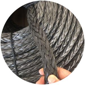 China Customized Color UHMWPE Braided Mooring Rope for Offshore Drilling Platform Part Rope on sale