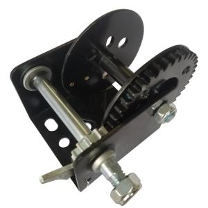 Buy cheap Black Color 600lb Manual Winch With Brake / Portable Hand Crank Winch from wholesalers