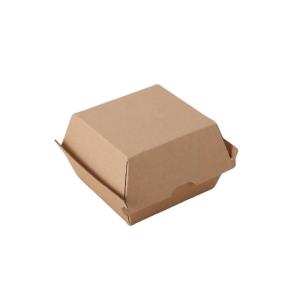  Biodegradable Burger and White Cardboard Customized Wholesale Printing Takeout Catering French Fry Burger Box Manufactures