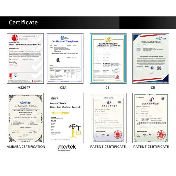 Heat Insulation Sash Bullet Proof Aluminium Frame Casement Window Screen