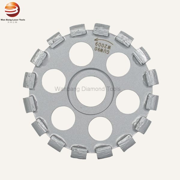 Concrete Grooving Ground Segment Diamond Saw Blade High Frequency Welded 90mm