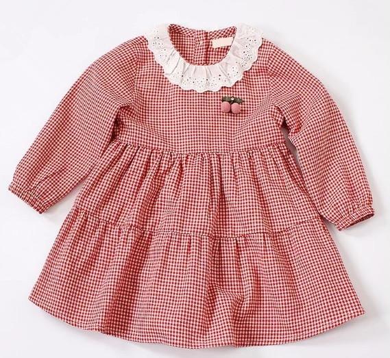 Quality 2018 spring cotton dress 2-9 year children's skirt for sale