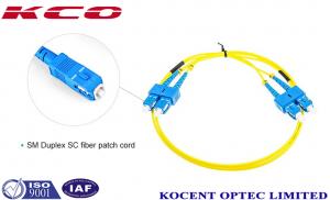  SM Duplex SC/UPC-SC/UPC 2.0mm Fiber Optic Patch Cord PVC LSZH 1.0m Manufactures
