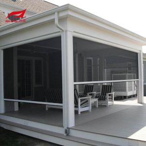 China UV PROTECTION Outdoor Roller Blinds Window Waterproof Ziptrak Patio Blinds on sale