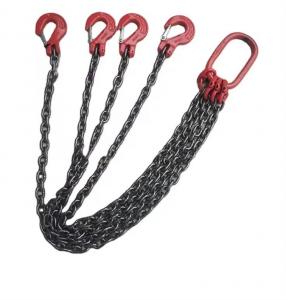 China 2t Working Load Limit G80 Steel Heavy Duty Industrial Lifting Chain with J/C Type Hook on sale