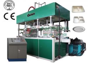 China Disposable Molded Fiber Paper Cup / Food Tray Pulp Making Machine 14000Pcs / H on sale
