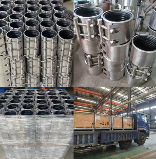 Stainless Steel Metal Pipe Repair Clamp For HDPE Pipes