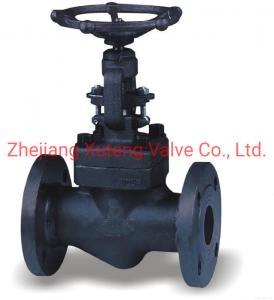 China Outside Screw Stem Position Forged Steel Flanged Globe Valve J41H-150LB for Sealing Form on sale