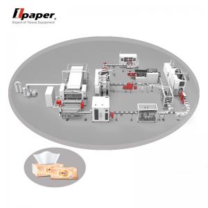  Handkerchief Paper Production Line 6KW Tissue Paper Making Machine for Toilet Paper Rolls Manufactures