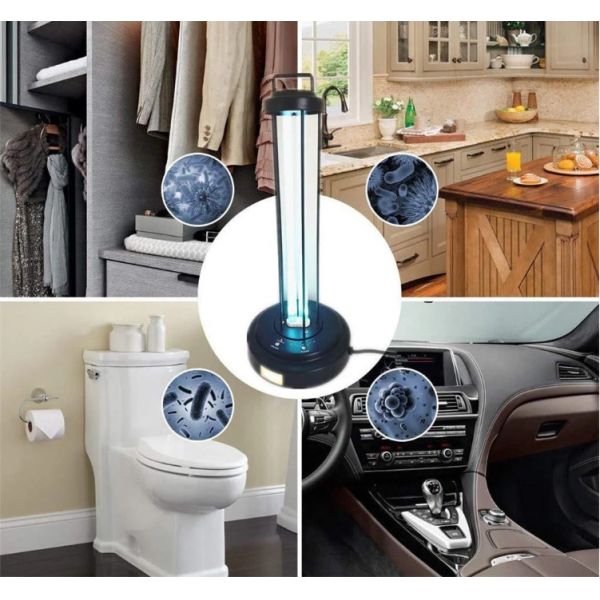 38W UVC Germicidal Lamp Remote Control Ultraviolet Sterilizing Disinfection