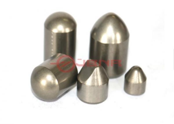 Quality Tungsten Carbide Head Ball D16xH40 , Tungsten Carbide Studs Pin For Iron Ore / Cement Crushing for sale