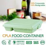 fast food boxes custom logo printing, Compostable plastic food container, eco