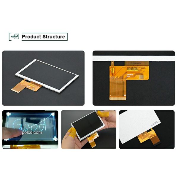 Polcd Custom 5 Inch LCD Module RGB Interface 800*480 ST7265 IPS Panel TFT LCD Display