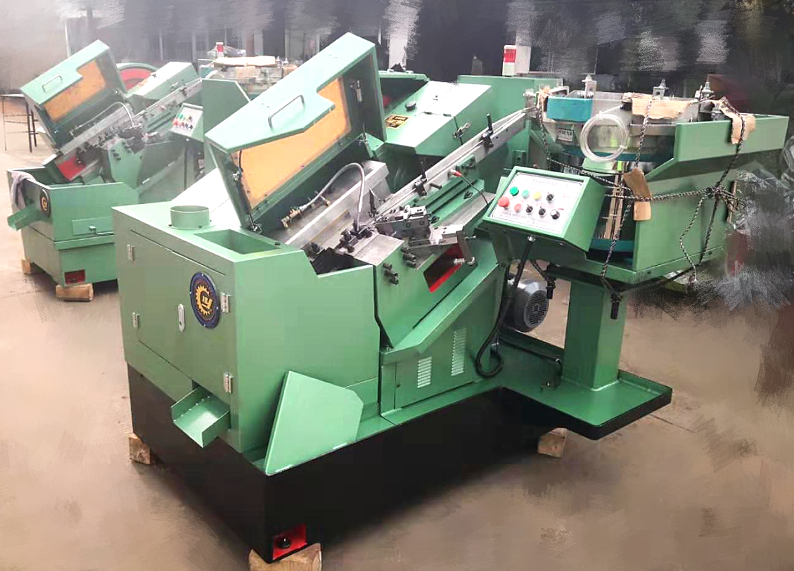 Half Cover Thread Rolling M6 Screw Nail Making Machine