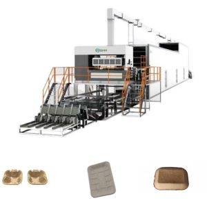 China Stable Strawberries Fruit Tray Making Machine With Stainless Steel Rotating Drum on sale