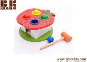 China Promotional wooden baby knocking toys Wooden knocks a table toys Funny wooden table toy on sale
