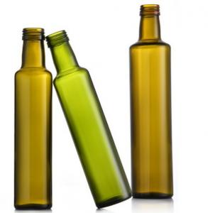  Clear Glass Olive Oil Bottle 250ml 500ml 750ml Body Oil Bottle Luxury Oud Oil Bottle For Food Manufactures