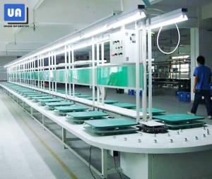  General SMT Production Line 750mm Height Nylon Chain Aluminium Profile Frame Manufactures