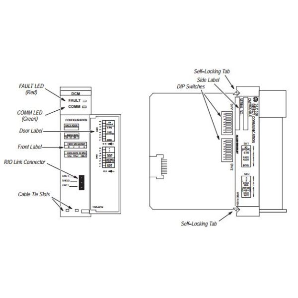 New Allen Bradley 1747-DCM Direct Communication Module 1747DCM