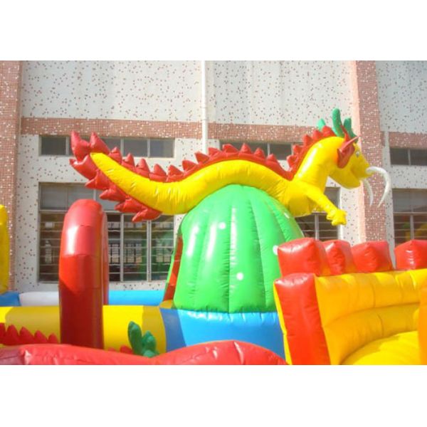 EN71 Large PVC Tarpaulin Inflatable Bouncy Castle For Children Games