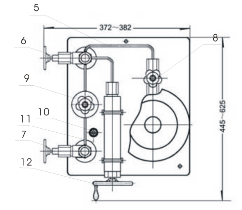 Hydraulic piston 0-60MPa dead weight tester for Pressure Sensor