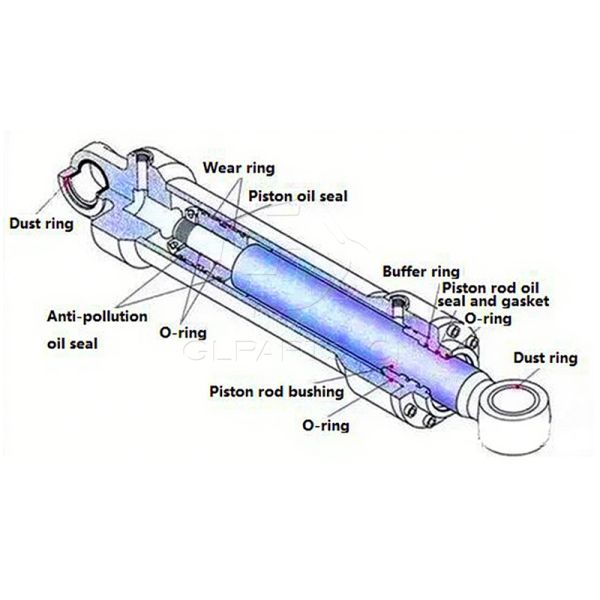 155-9068 1559068 E385C Hydraulic Boom Cylinder With Pipeline For Caterpillar Excavator