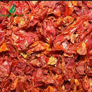  Red Air Dehydrated Tomato Flakes 9×9mm ISO FDA HACCP Certificate Manufactures
