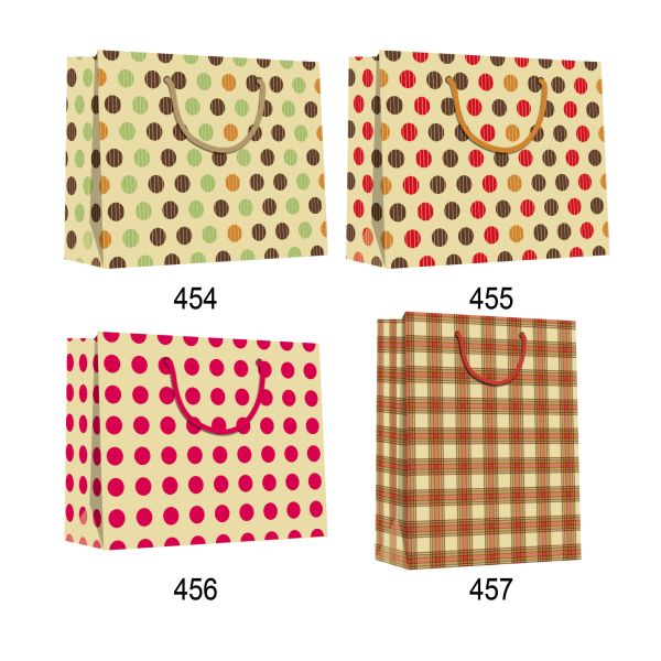 Custom Design Printed Shopping Kraft Paper Bag