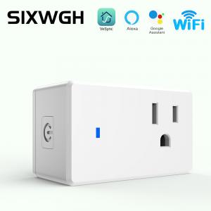 China 10A Wireless Remote Control Socket 50*50*84mm AI Smart Wireless Wall Outle on sale